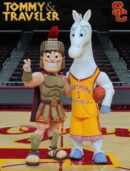 Iconic Moments with the USC Basketball Mascot